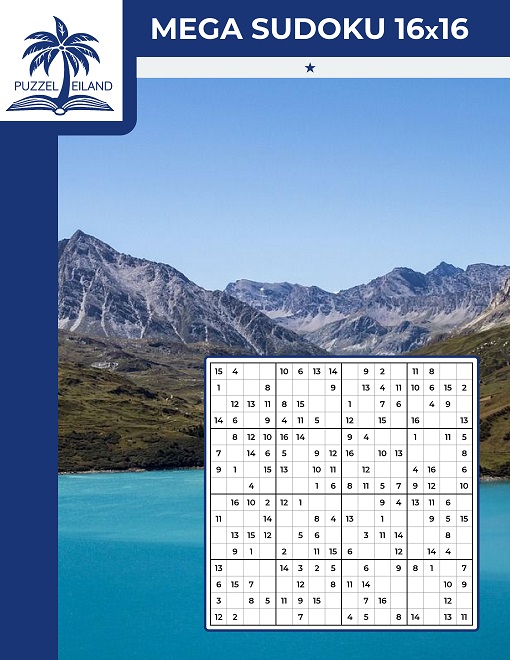 Mega Sudoku 1* 16x16 Sudoku - Editie 2