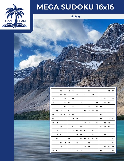 Mega Sudoku 3* 16x16 Sudoku - Editie 2