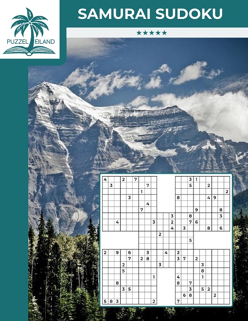 Samurai Sudoku 5* X-vorm Sudoku - Editie 1