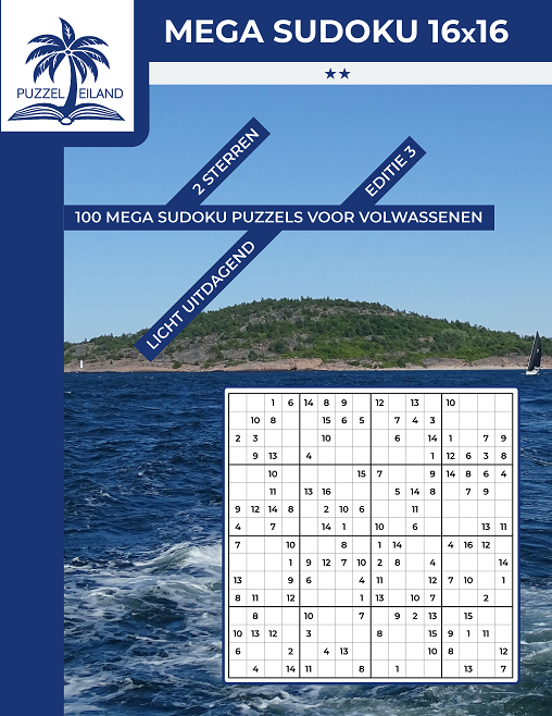 Mega Sudoku 2* 16x16 Sudoku - Editie 3