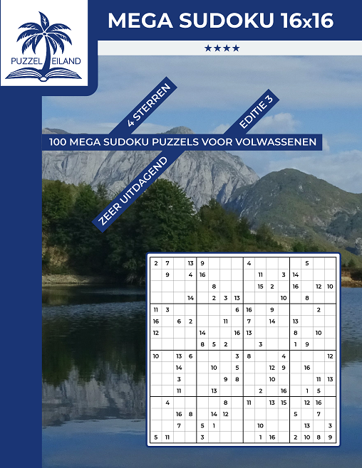 Mega Sudoku 4* 16x16 Sudoku - Editie 3